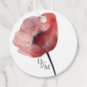 Weefselpapieren oppies Classic Round Sticker Bedankjes Labels (Voorkant)