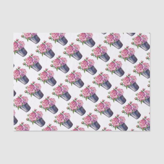 Weefselpapieren pony's voor planten tissuepapier (Voorkant)