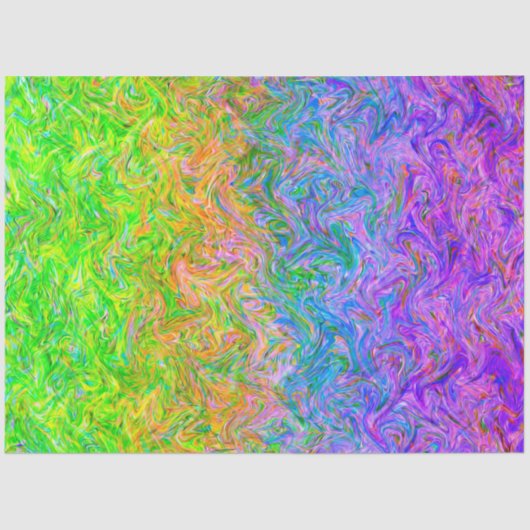 Weefselpapieren vloeibare kleuren tissuepapier (Voorkant)