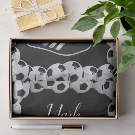 Weefselpapieren Voetballen Tissuepapier (Geschenk)