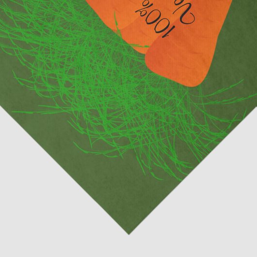 Weefselpapieren wortels 100% Vegan Tissuepapier (Detail)