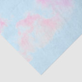 WEEFSELPAPIERPINKKLEUTEN OP BLAUWE SKY TISSUEPAPIER (Detail)