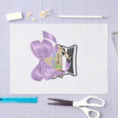 Weefselpapierschrijfmachine Bel me Tissuepapier (Craft)
