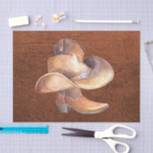 Weefselpapierset (2) Cowboy-Pet en -boot Tissuepapier (Craft)