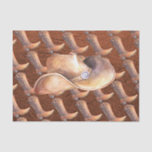 Weefselpapierset (2) Cowboy Pet en Boots