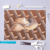 Weefselpapierset (2) Cowboy Pet en Boots Tissuepapier (Craft)