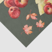 Weefselpapierset 2 groen bedankt; geblufferd tissuepapier (Detail)