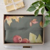 Weefselpapierset 2 groen bedankt; geblufferd tissuepapier (Geschenk)