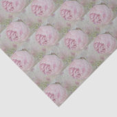 Weefselpapierset (2) Peonies Wilde bloemen Opt 2A Tissuepapier (Detail)