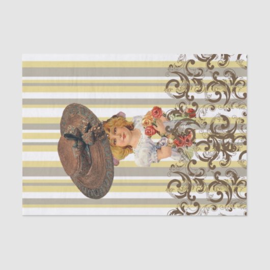 Weefselpapierstripe  tissuepapier (Voorkant)