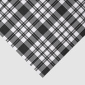 Weefselpapierstrips zwart-wit, geplakt tissuepapier (Detail)