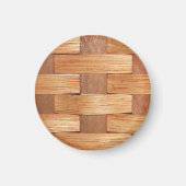 Weefselpatroon, mandje magneet (Voorkant)