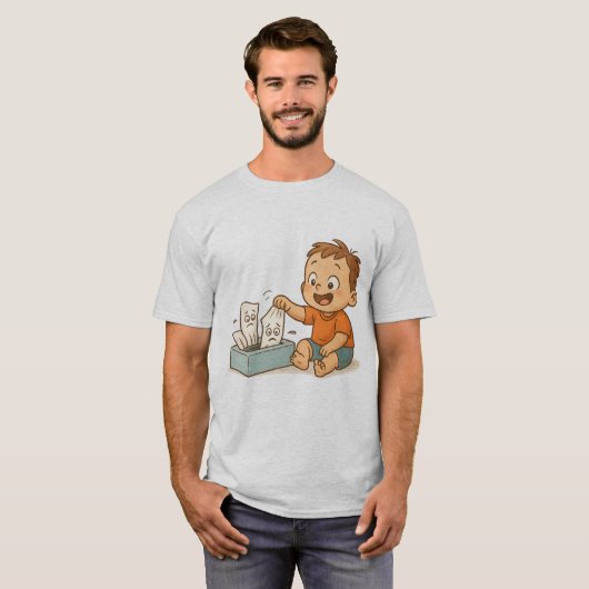 Weefsels in problemen t-shirt (Voorkant volledig)