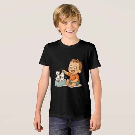 Weefsels in problemen Tri-Blend shirt (Voorkant volledig)