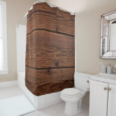 Weefsels met geweerspoeld hout douchegordijn (In situ)