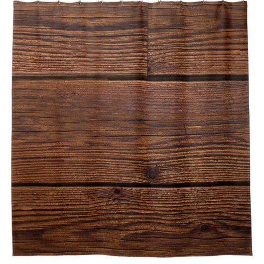 Weefsels met geweerspoeld hout douchegordijn (Voorkant)