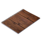 Weefsels met geweerspoeld hout notitieboek (Linkerzijde)