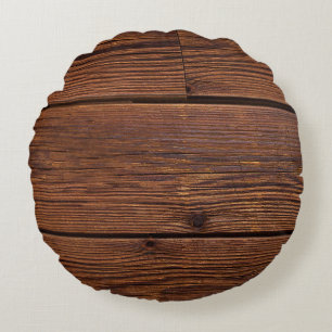 Weefsels met geweerspoeld hout rond kussen