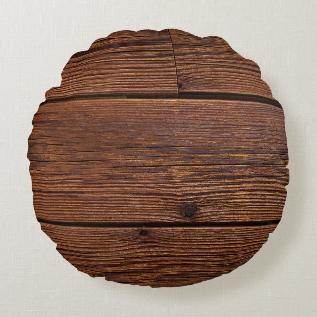 Weefsels met geweerspoeld hout rond kussen (Voorkant)