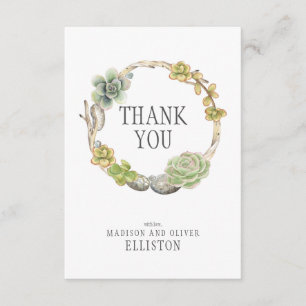 Weefsels, twijgen en stangen   Dank u wel Bedankkaart