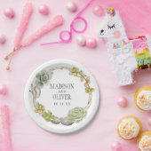 Weefsels, twijgen en stangen | Weddenschap Papieren Bordje (Feest)