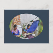 Weefsels van Antigua Briefkaart (Voorkant)