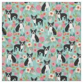 Weefsels van Boston Terrier - schattig ontwerp van Stof (Swatch)