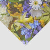 weefsels van bronbloemen tissuepapier (Detail)