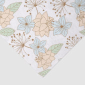 weefsels van bronbloemen tissuepapier (Detail)