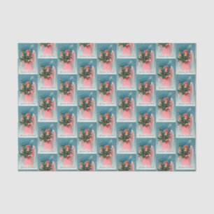 Weefsels van de  Pink Angel Holiday Tissuepapier