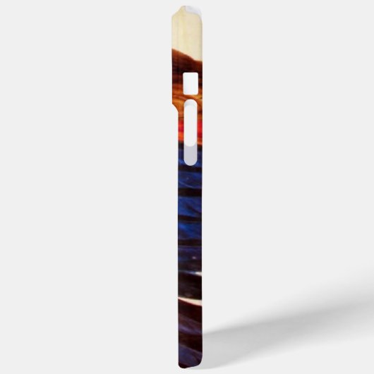 WEEFSELS VAN EEN EUROPESE ROLLENMONOGRAM Case-Mate iPhone CASE (Achterkant / Links)