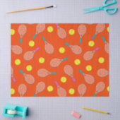 Weefsels van trinieracketbalpatronen tissuepapier (Craft)