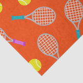 Weefsels van trinieracketbalpatronen tissuepapier (Detail)