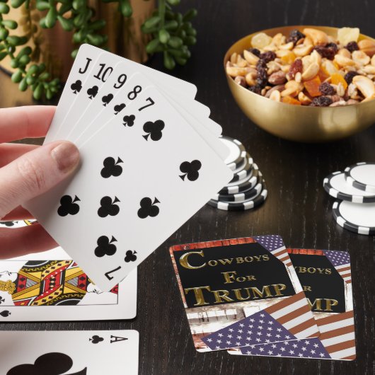 WEEFSELS VOOR TRUMP POKERKAARTEN (Insitu)