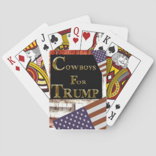 WEEFSELS VOOR TRUMP POKERKAARTEN