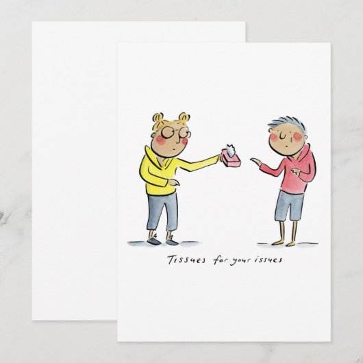 Weefsels voor uw problemen kaart (Voorkant / Achterkant)