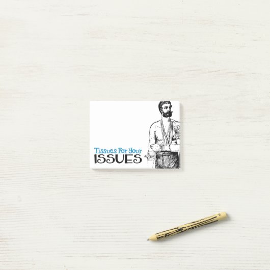 Weefsels voor uw problemen | Snarky Victoriaans of Post-it® Notes (Op bureau)