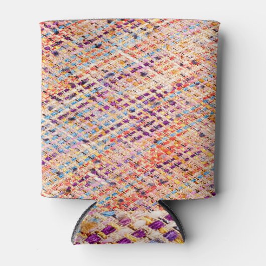 Weefselweefsel: Abstracte fotografie. Blikjeskoeler (Voorkant)