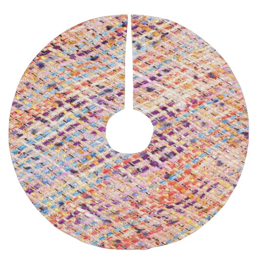 Weefselweefsel: Abstracte fotografie. Kerstboom Rok (Voorkant)