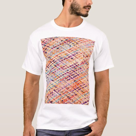 Weefselweefsel: Abstracte fotografie. T-shirt (Voorkant)