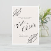 Weefuitnodiging Kaart (Staand voorkant)