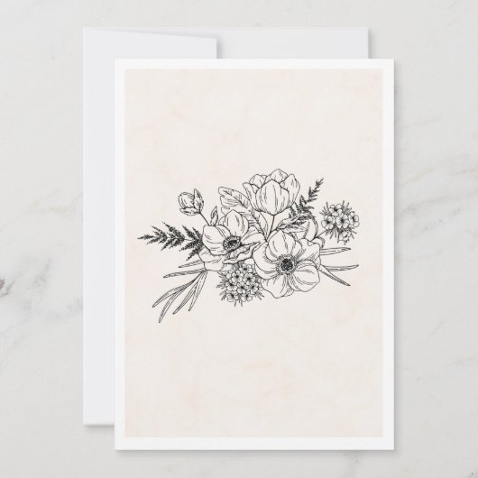 Weefuitnodiging Kaart (Achterkant)