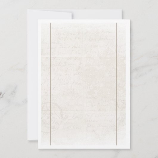 Weefuitnodiging Kaart (Achterkant)