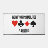 Weeg uw waarschijnlijkheden de Uitrusting van de B Bureaumat (Voorkant)