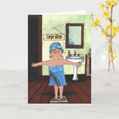 weeg verlies tcard kaart (Gele Bloem)