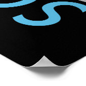 Weegastrologie Woordcollage afdrukken Poster (Hoek)