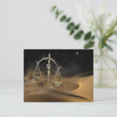 Weegblad in het woestijnBriefkaart Briefkaart (Staand voorkant)