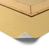 Weegblad -  teken van het Afbeelding van het dierl Poster (Hoek)