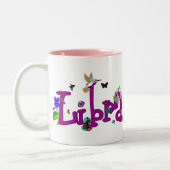 Weegbloemen Tweekleurige Koffiemok (Links)