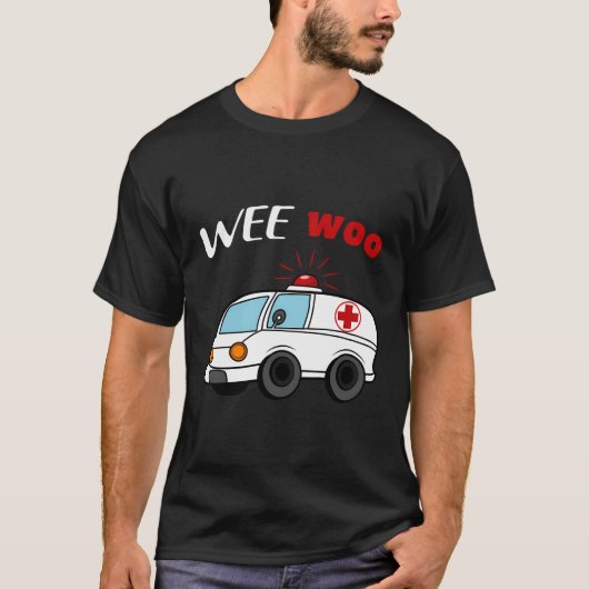Weegbrandblusser of redder t-shirt (Voorkant)